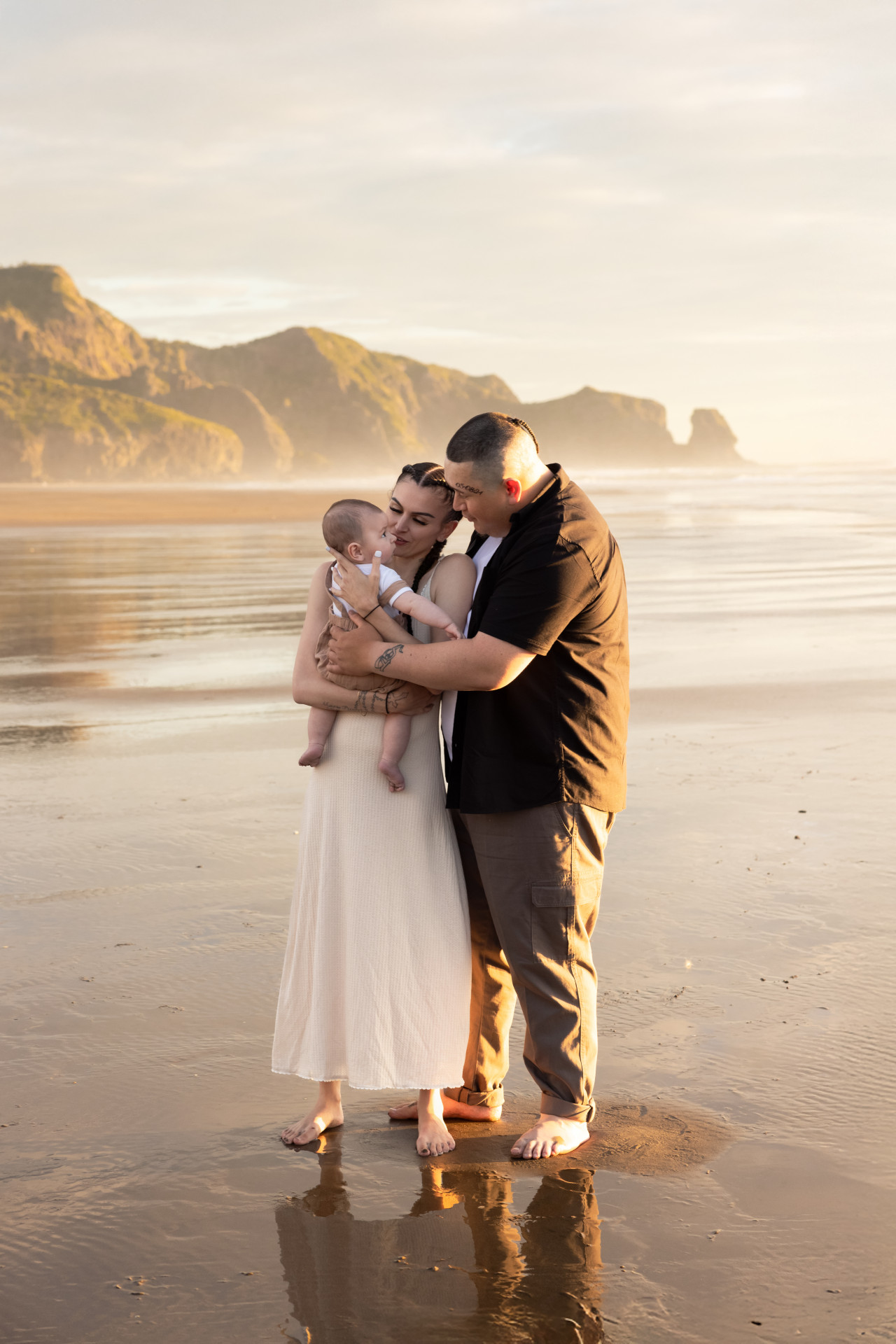 family session at the beach