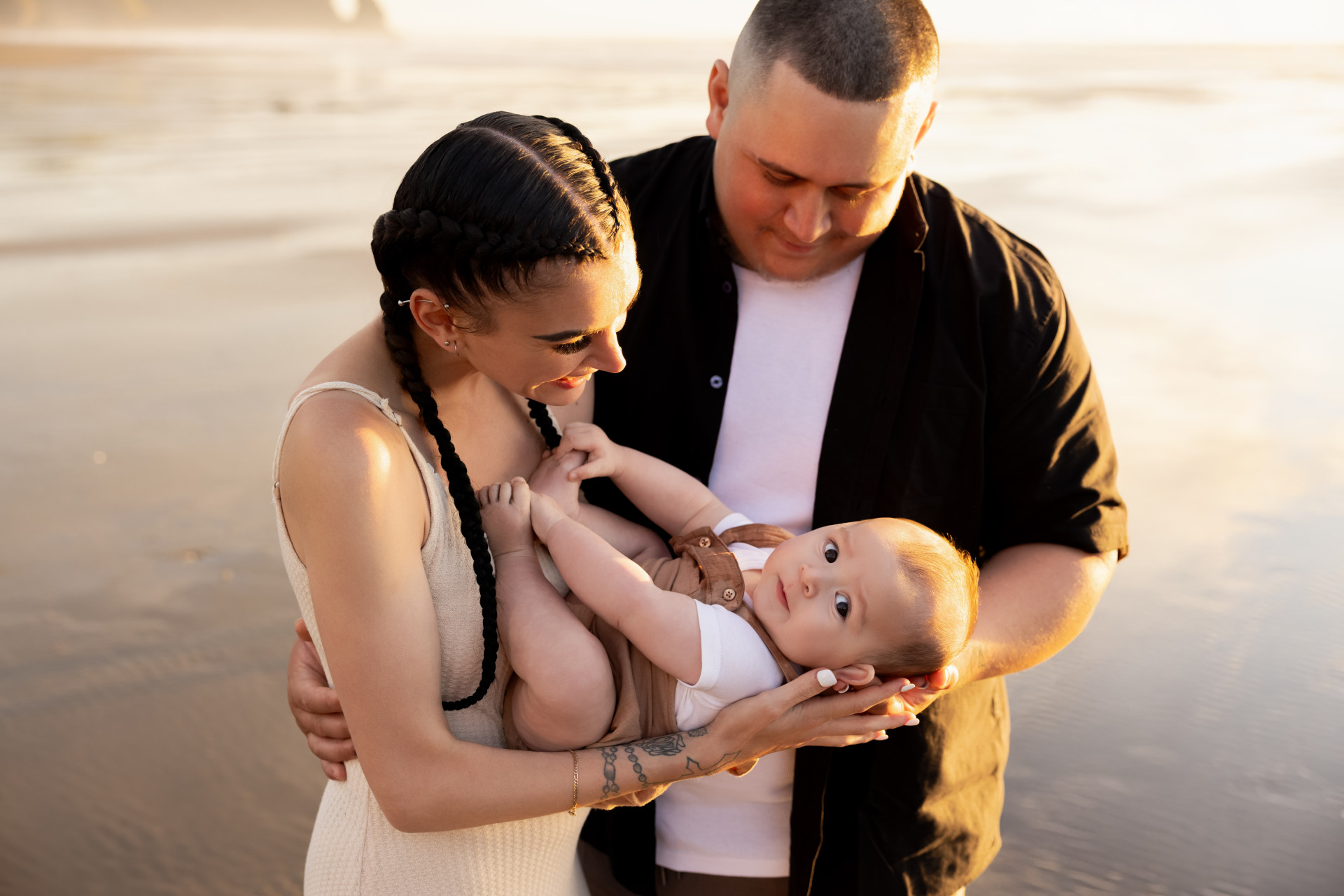 family session at the beach