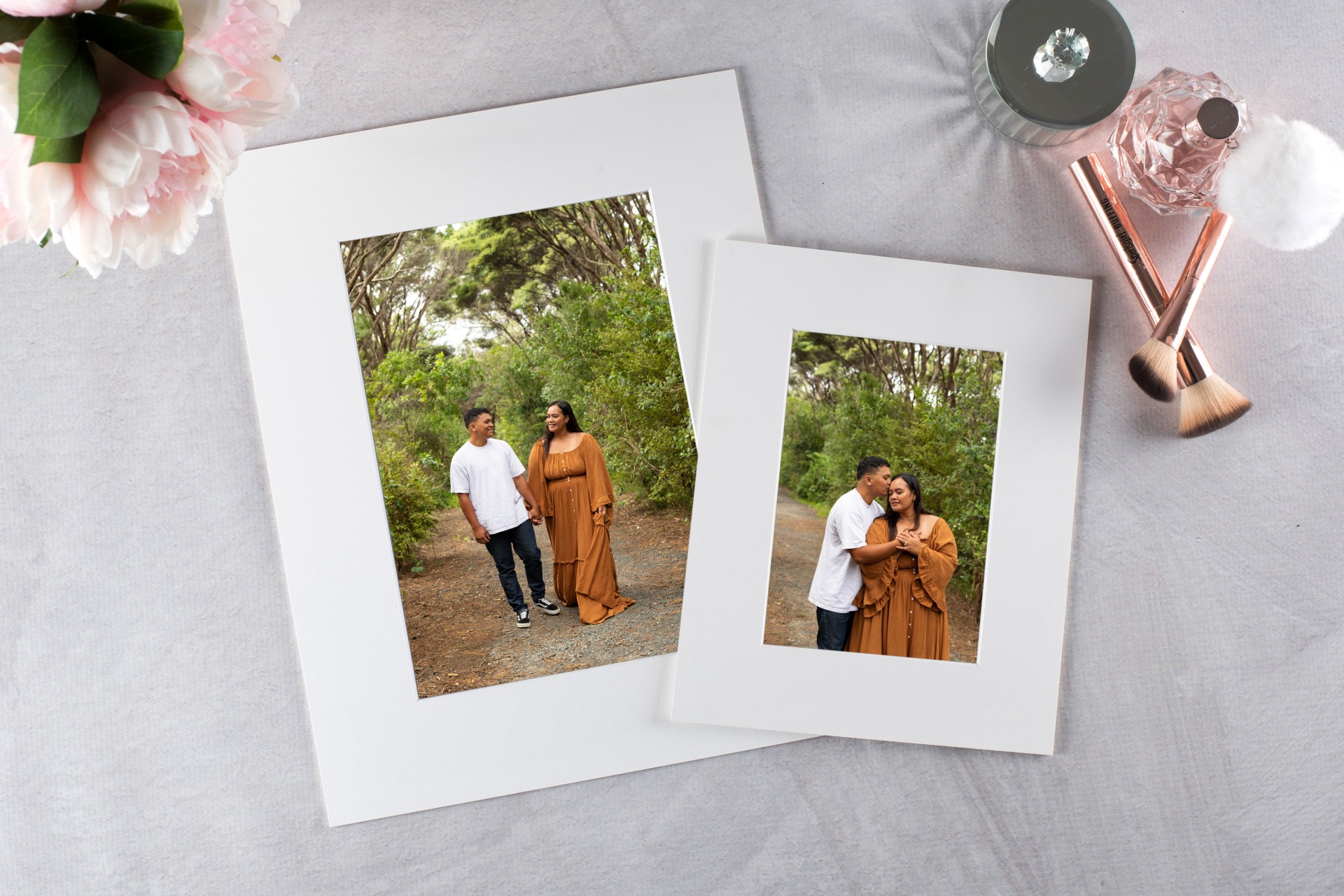 family photos matted prints