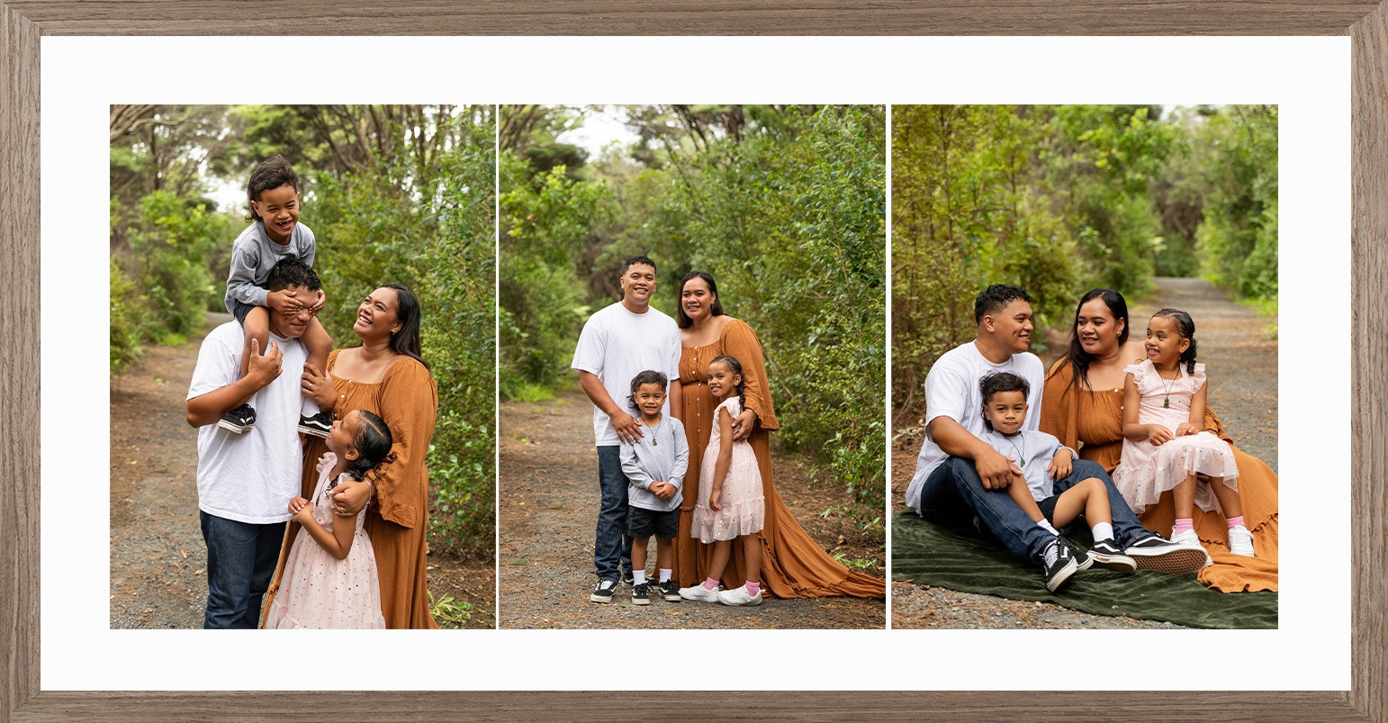 family photos panorama montage frame