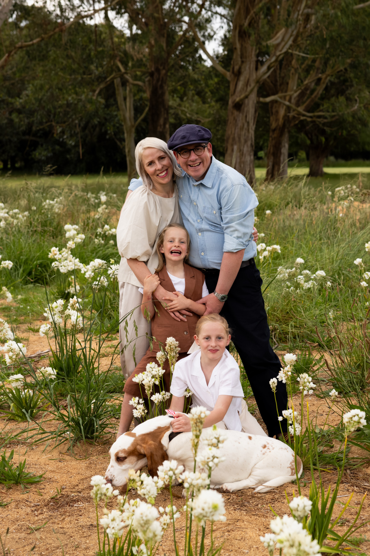 family shoot in botanic gardens