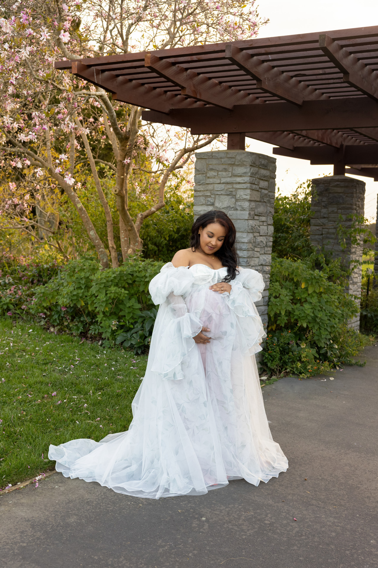 maternity photo auckland botanic gardens