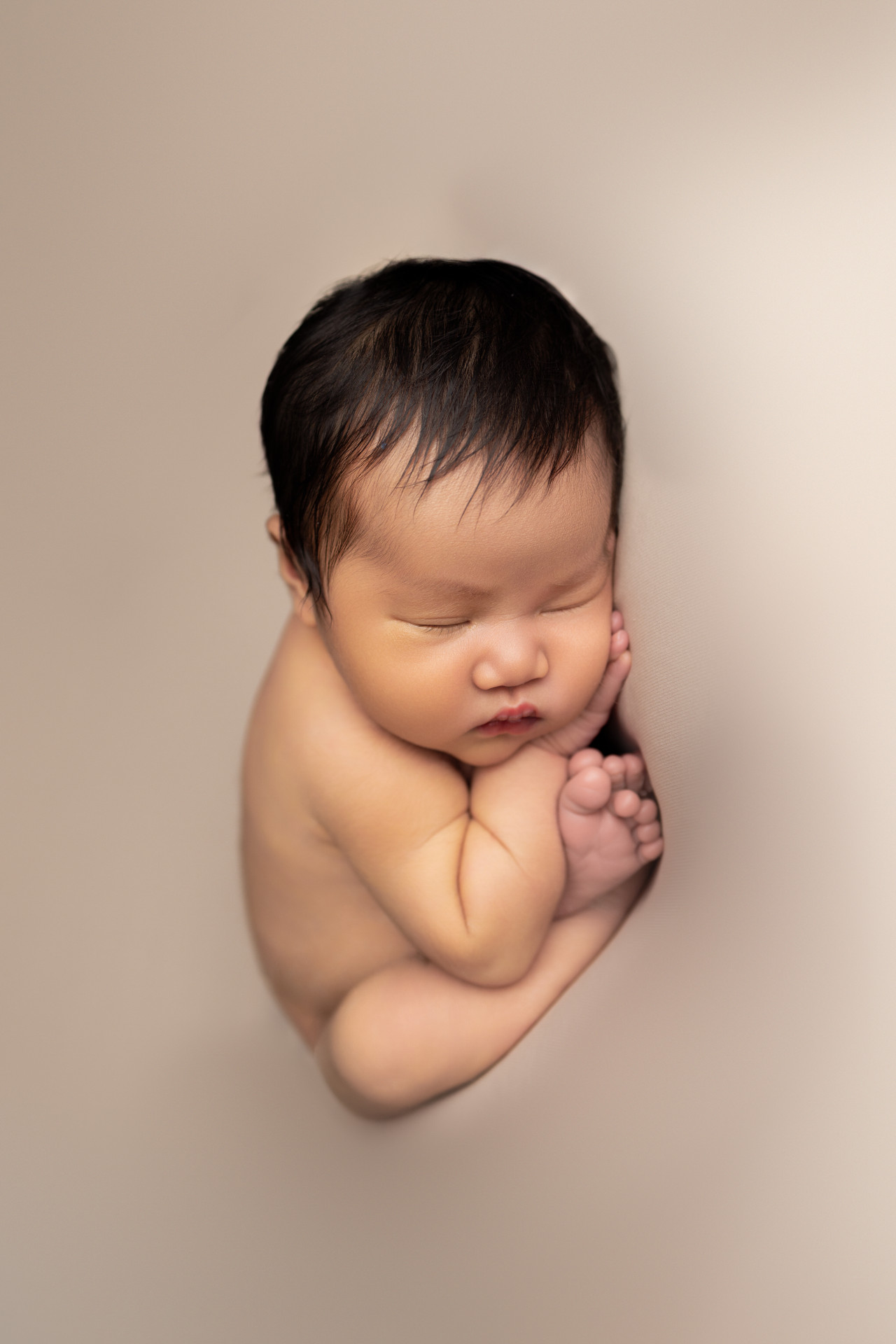 baby in womb pose