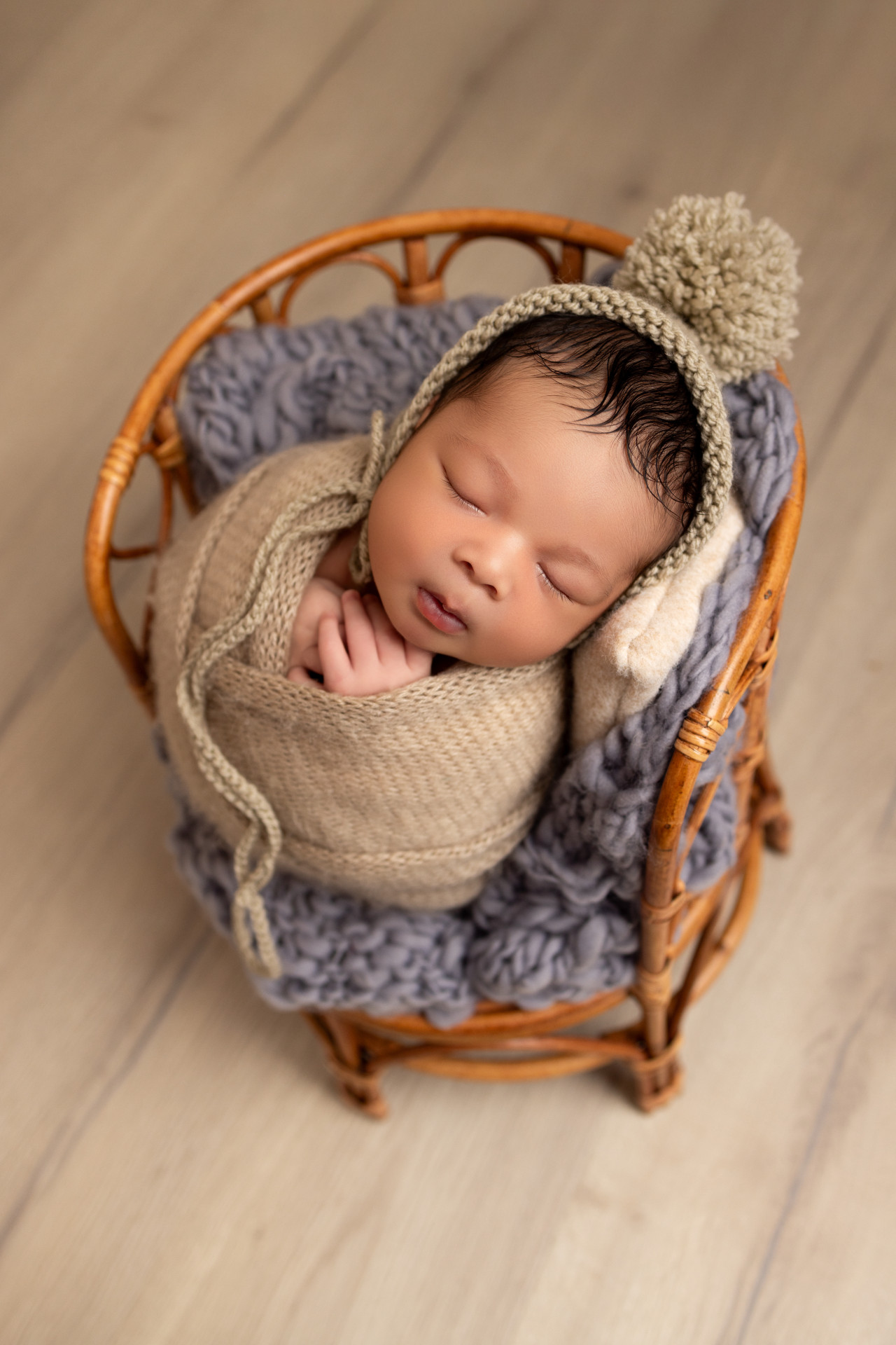 baby in the chair