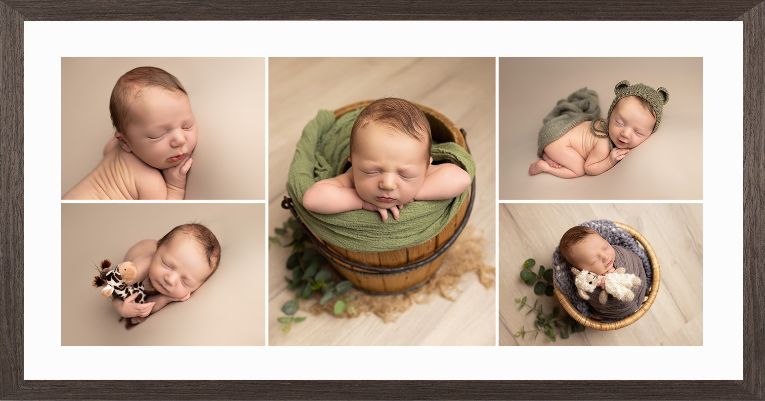 panorama montage frame-newborn